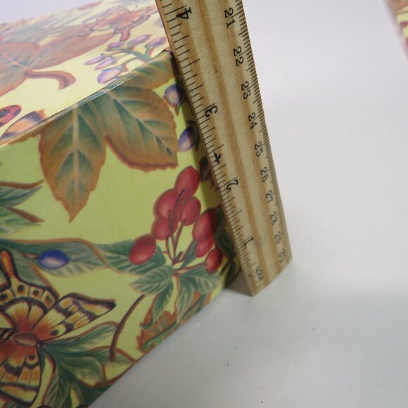 Office Organization set butterfly, ladybug warm colors on cream w gloss finish - Picture 15 of 15